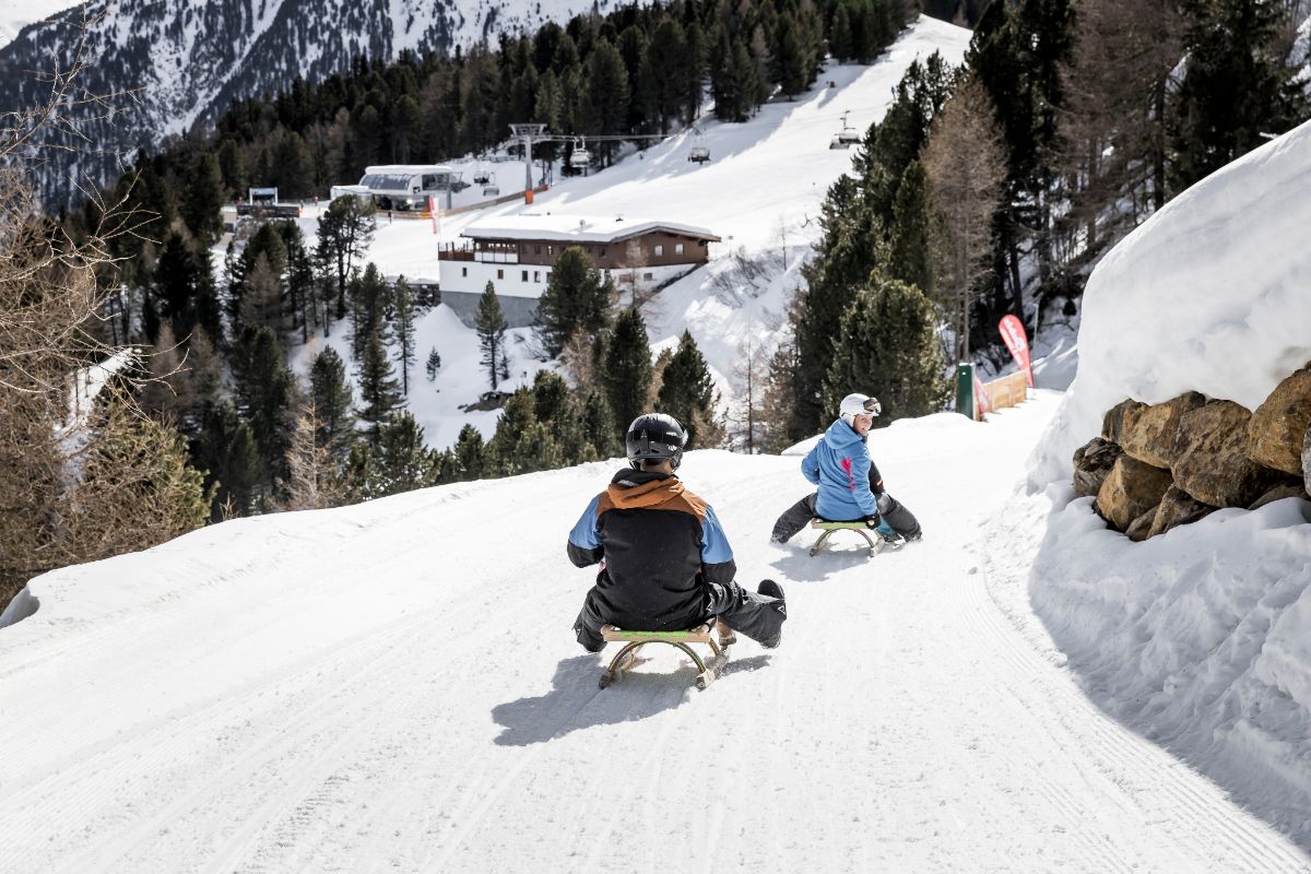 Tobogganing & Toboggan runs in Sölden Tirol Austria