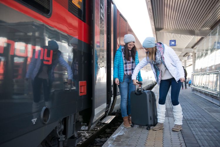 Traveling to Sölden by train