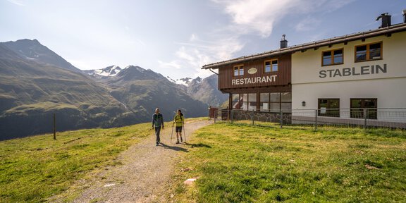 Stableinalm im Sommer - Gletscher, Geologie, Geschichte