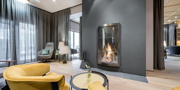 Kaminlounge - AQUA DOME Hotel - Längenfeld