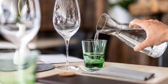 Glas - Valentin's Restaurant - Sölden