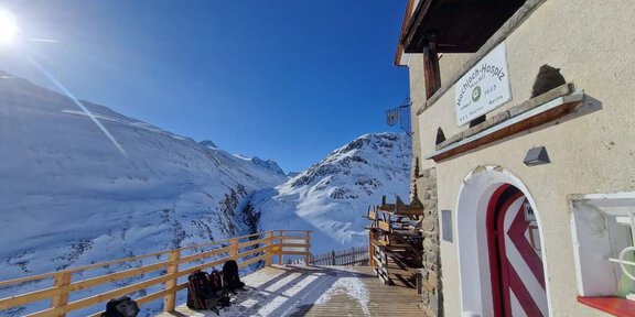 Terrasse - Hochjoch Hospiz - Vent