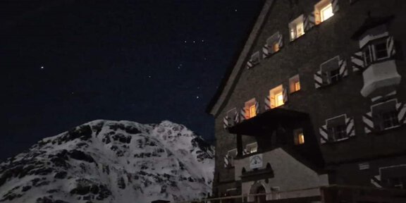Bei Nacht - Hochjoch Hospiz - Vent