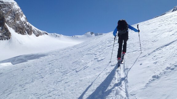 We are still in the crevassed area of the Gaisbergferner. - Ötztal