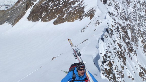 The last meters in the soft snow - Ötztal