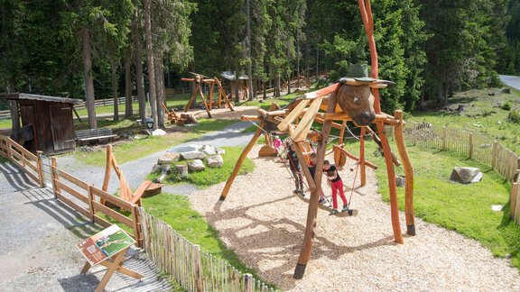 Waldspielplatz in Ochsengarten - Ötztal Tourismus