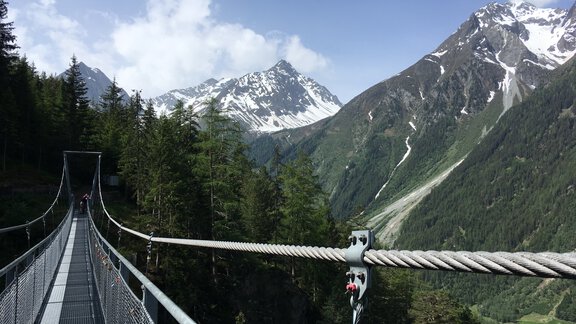 Längenfeld suspension bridge - Max Edlinger