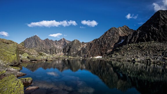 Maningsee above the old Bielefelder Hut Hochoetz - Ötztal Tourismus Büro Oetz