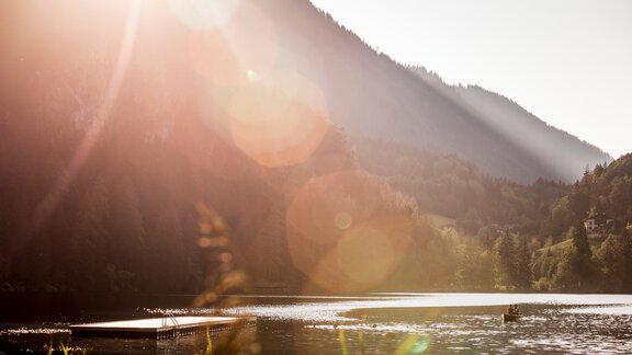 Piburger See Abendstimmung - Ötztal Tourismus Büro Oetz
