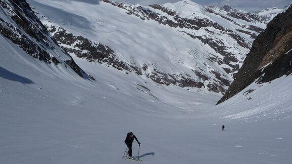 View towards the west to the Wassertalferner - Ötztal