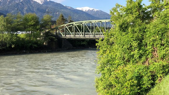 View towards the Magerbach bridge - Ötztal
