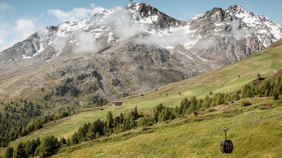 Landschaft oberhalb von Sölden - Ötztal