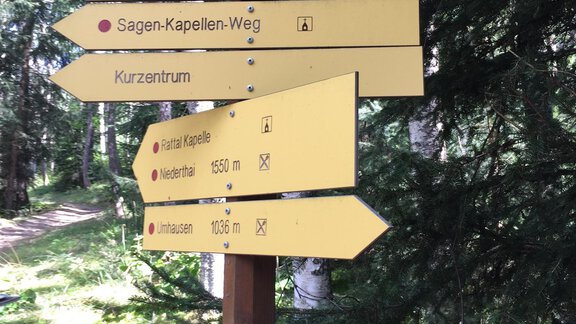 Beschilderung Schatzrunde Umhausen - Nicole Klotz