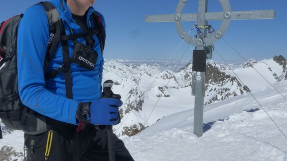At the summit of Fluchtkogel - Ötztal