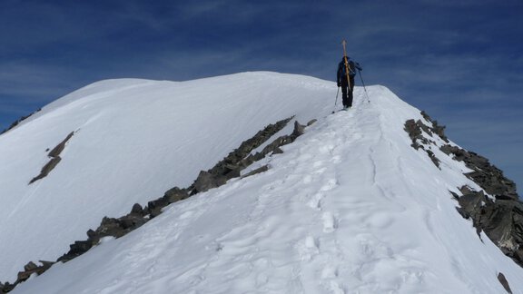 The last meters can be easily managed by plodding - Ötztal