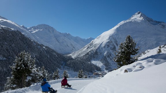 The destination is soon reached - descent into the mountaineering village Vent - Bianca Klotz
