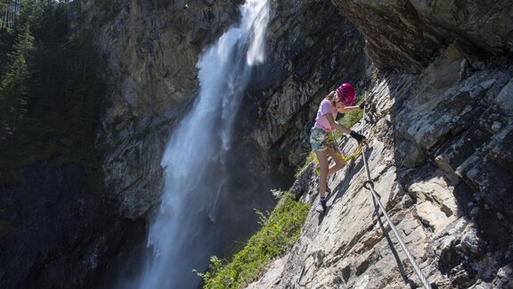 Klettersteig Lehner Wasserfall - Gästehaus Elisabeth - Gries