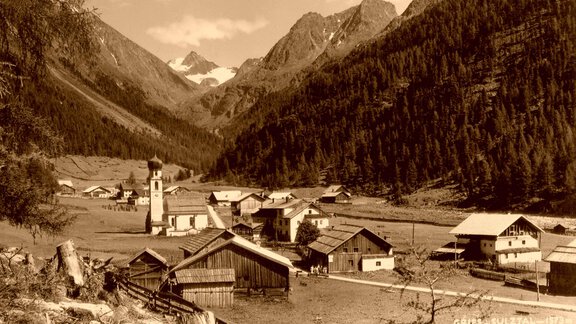 t-00766_Gries bei Imst im Oetztal Sulztal_Ortsansi - Hotel Schöpf - Gries
