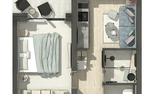 Skizze vivo sportivo - ViVo Hochsölden 2.090 m - Hochsölden