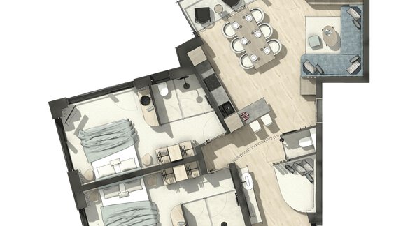 Skizze vivo rilasso - ViVo Hochsölden 2.090 m - Hochsölden