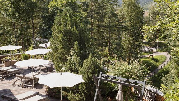 Sonnenterrasse - Naturhotel Waldklause - Längenfeld