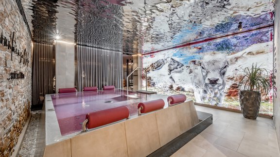 Spa mit Sole Pool - Hotel Gotthard-Zeit - Obergurgl 