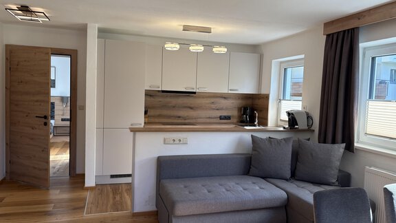 Wohnzimmer/Küche - Apart Sunnhäusl - Sölden