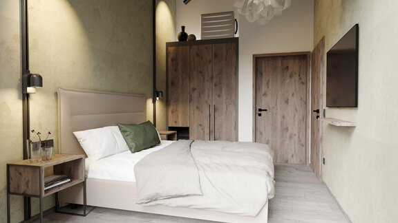 Vorentwurf Schlafen - Appartement Buggl´s - Sölden