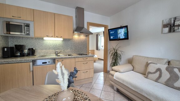 Küche App 1 Schlafzimmer - Appartement Skorpion - Sölden