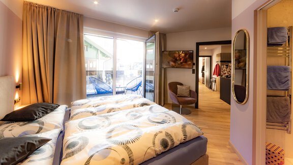 Clemantis Schlfzimmer 2A Kopie - Appartements Lorenzi - Sölden