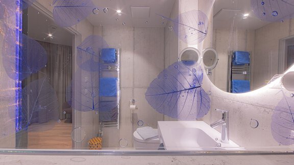 Dusche Design Detail - Appartements Lorenzi - Sölden