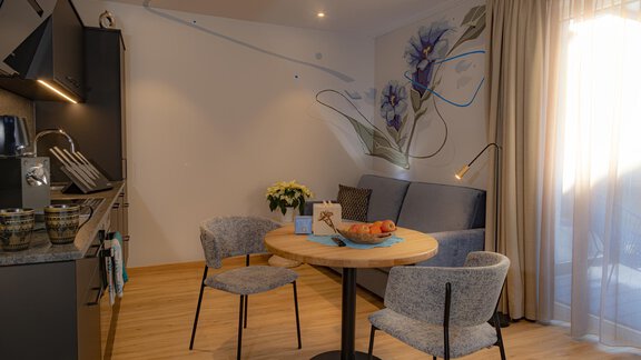 Enzian Wohnküche - Appartements Lorenzi - Sölden