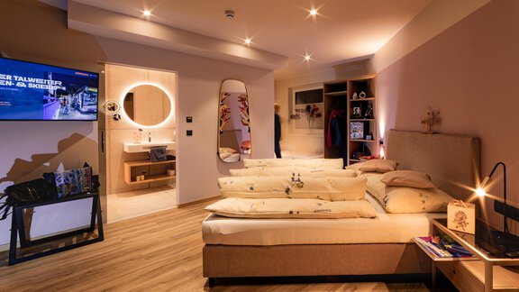 Alpenrose Schlafzimmer 2 - Appartements Lorenzi - Sölden