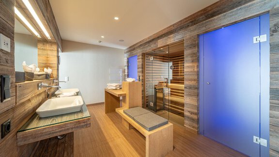 Wellnesssuite mit Sauna - Bergland Design- und Wellnesshotel Sölden - Sölden