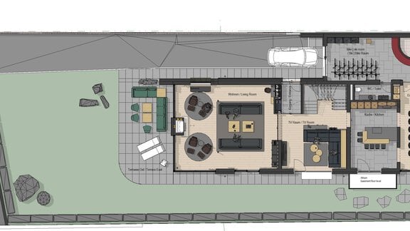 Grundriss EG - Chalet White Pearl by MYALPS - Sölden
