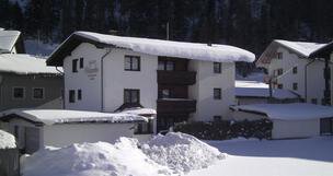 Winteransicht - Garni Columbia - Sölden