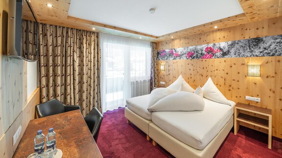 Doppelzimmer Zimmeransicht - Garni Concordia - Sölden