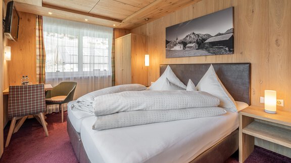 Doppelzimmer Zimmeransicht - Garni Concordia - Sölden