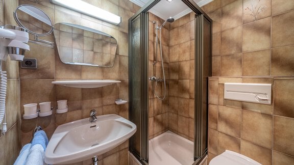 Dusche WC - Gästehaus Maier - Sölden