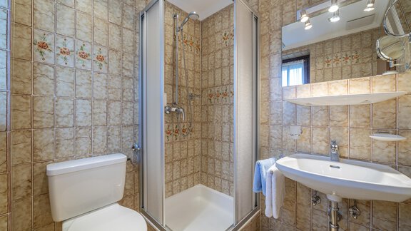 Dusche WC - Gästehaus Maier - Sölden