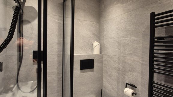 Dusche WC neu - Gästehaus Maier - Sölden