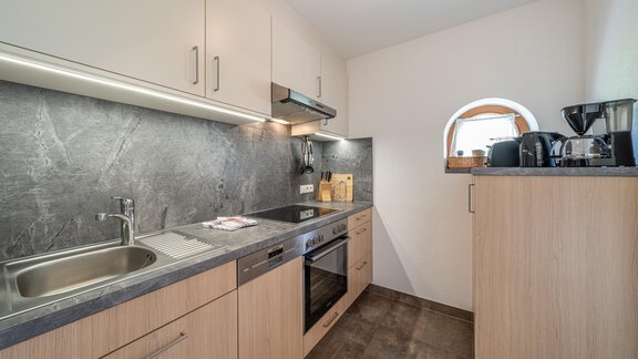 Küche Wiese - Gästehaus Raphaela - Sölden