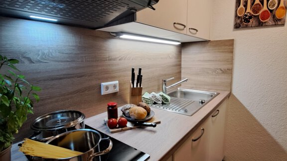 Küche Appt. - Gästeheim Schmiedhof - Sölden