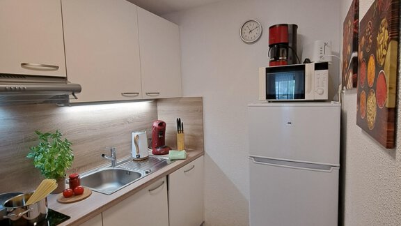 Küche Appt. - Gästeheim Schmiedhof - Sölden