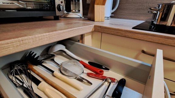 Küche Appt. - Gästeheim Schmiedhof - Sölden