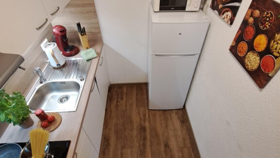 Küche Appt. - Gästeheim Schmiedhof - Sölden