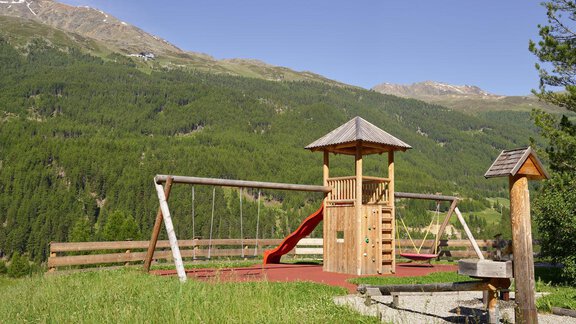 Kindespielplatz auf der Moosalm - Gasthof Moosalm - Sölden