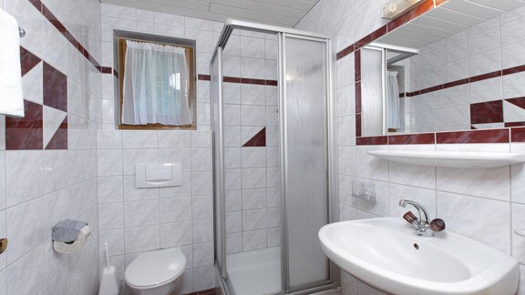 Badezimmer - Gasthof Moosalm - Sölden