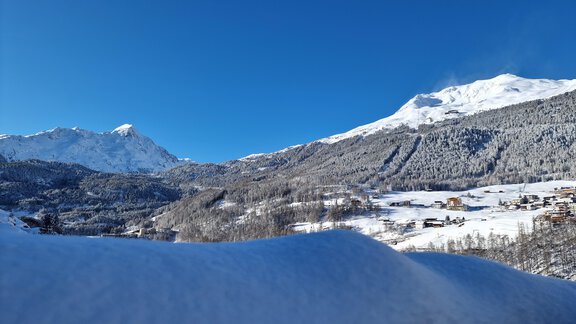 Aussicht Winter - Granbichlhof - Sölden
