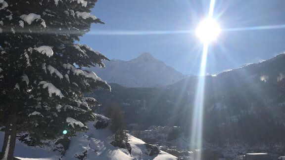 Aussicht Winter Nederkogel - Granbichlhof - Sölden